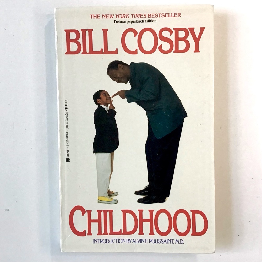 1992 Bill Cosby Childhood Book Vintage Paperback by Alvin F. Poussaint